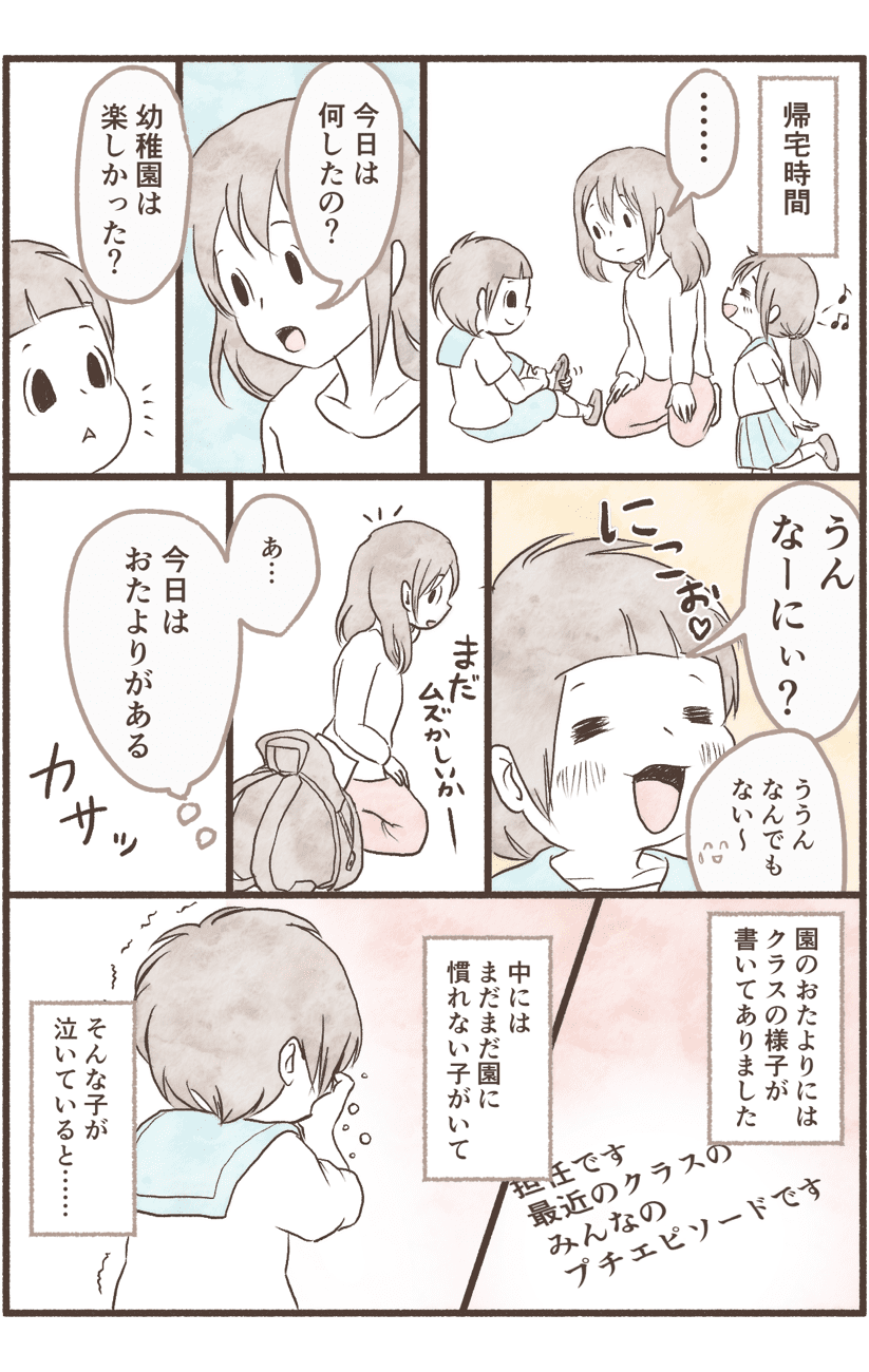 息子の入園……2