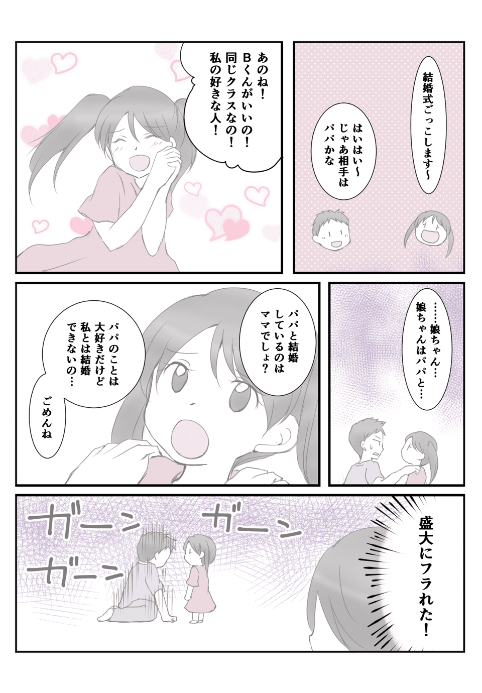 かわいい娘を愛するあまり暴走ぎみ!?のパパが盛大にフラれるまで