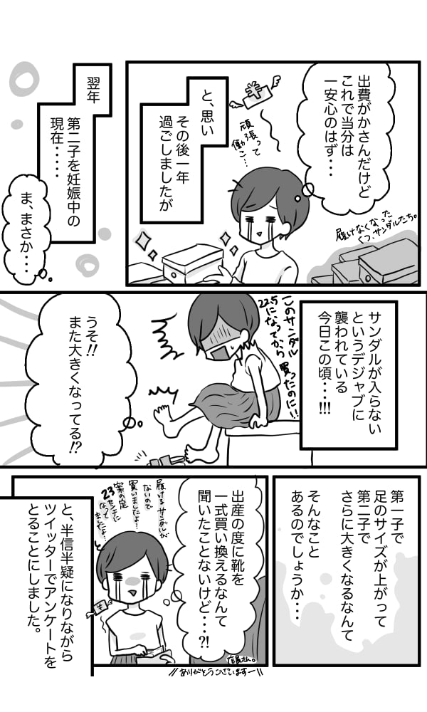 大きくなり続ける足3