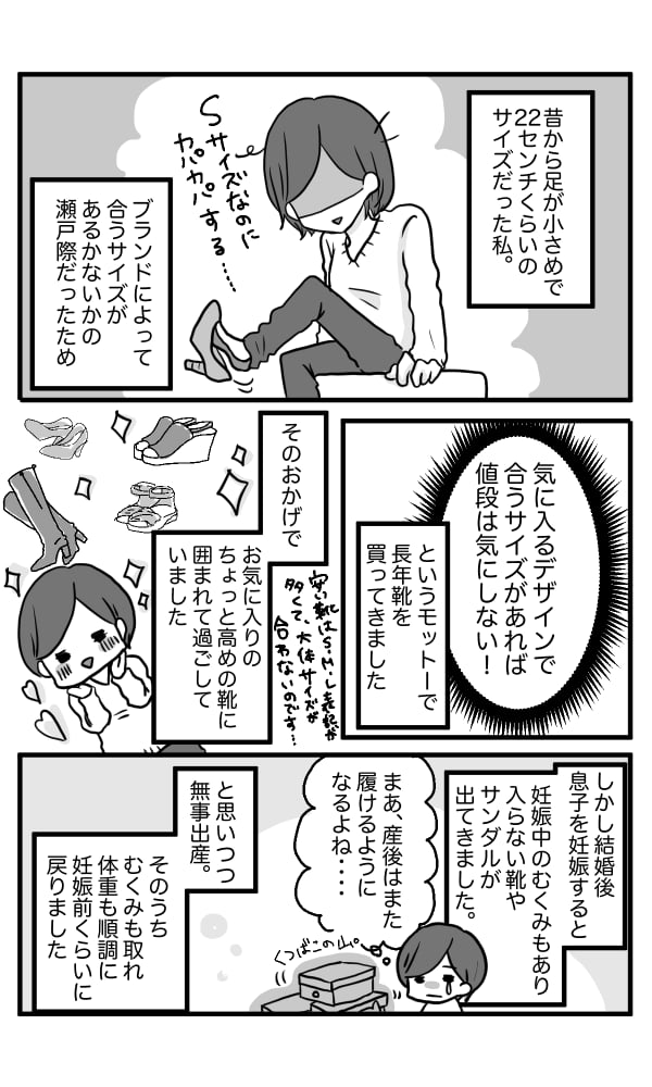 大きくなり続ける足1