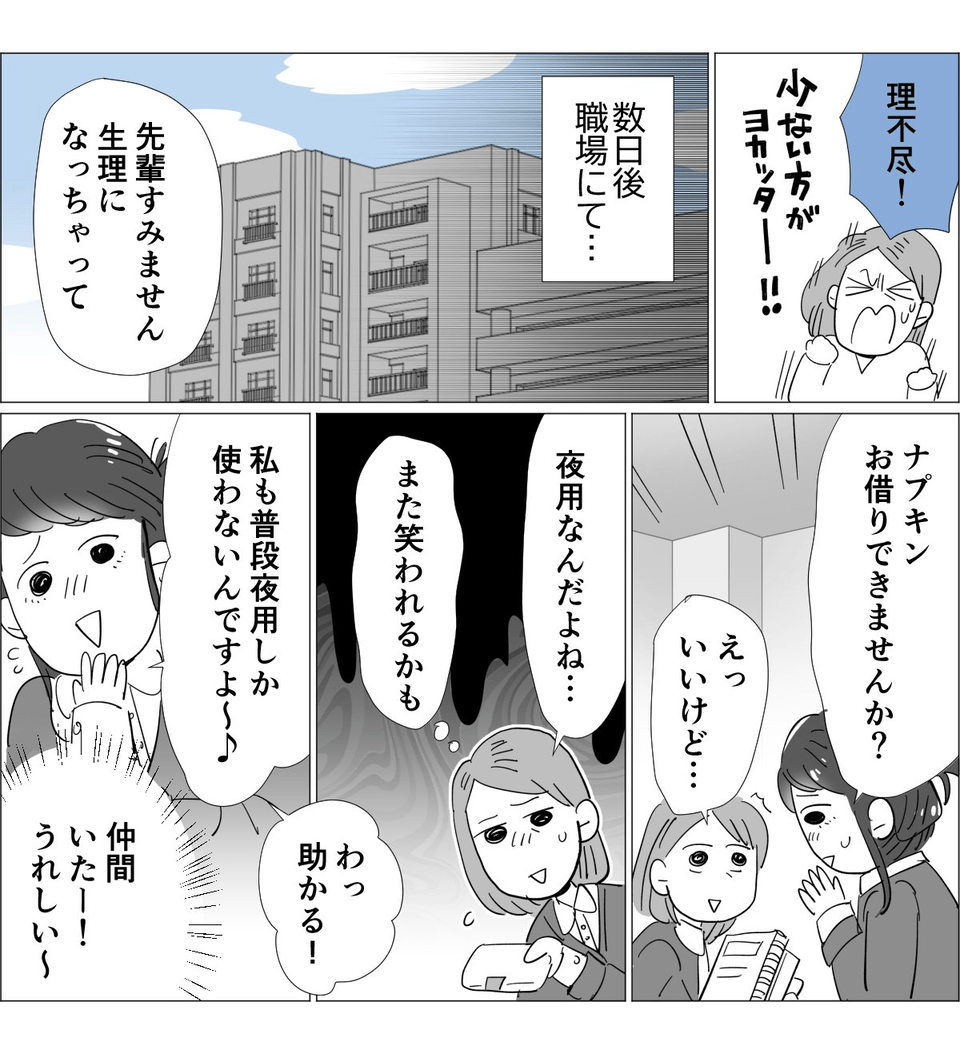 昼なのに夜用ナプキン単発2-4