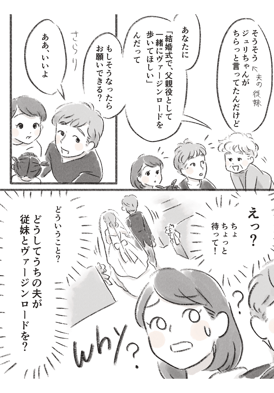 夫とヴァージンロードを歩きたいという従妹_002