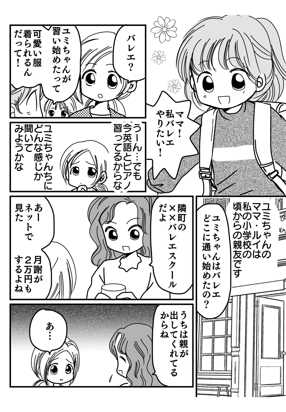 弟を優遇する親にモヤモヤ漫画1-1