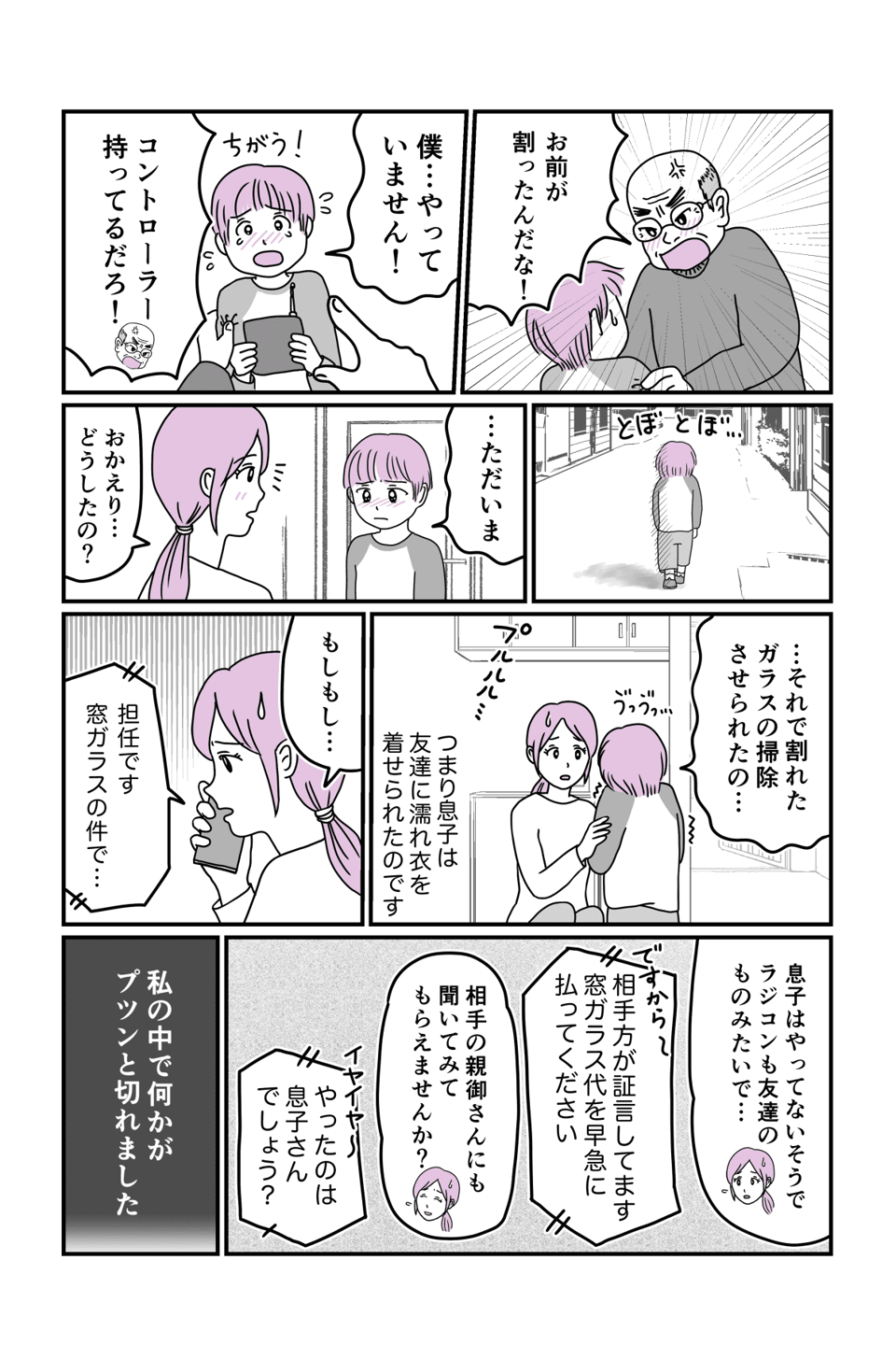 我が子が濡れ衣2