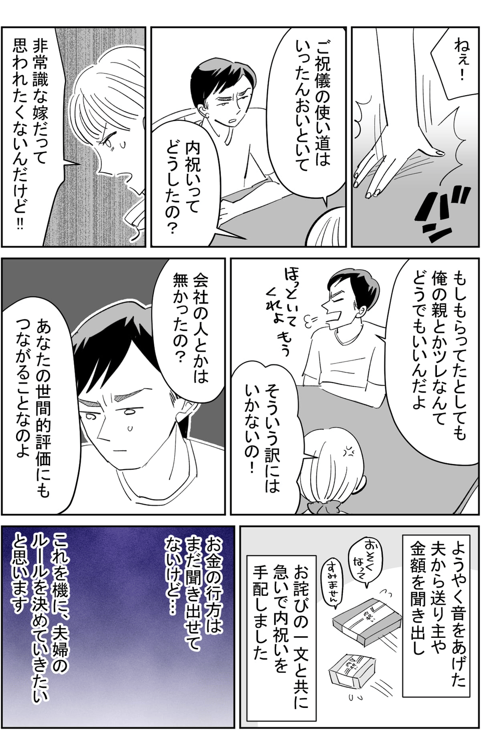 夫に結婚祝いを隠されていた！2-3