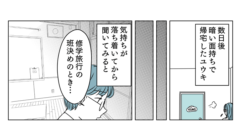 修学旅行の班決めトラブル　1_2_1