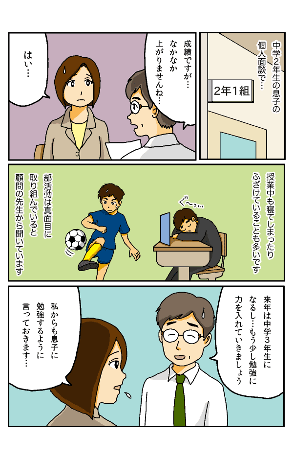 息子の成績1