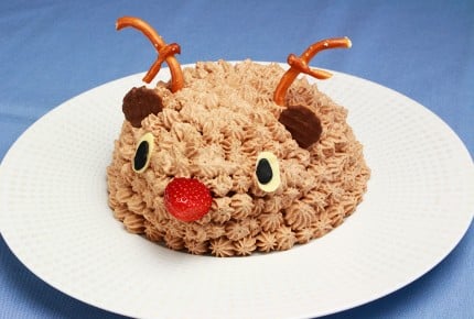 ボウルで作れる!立体トナカイケーキが可愛い!