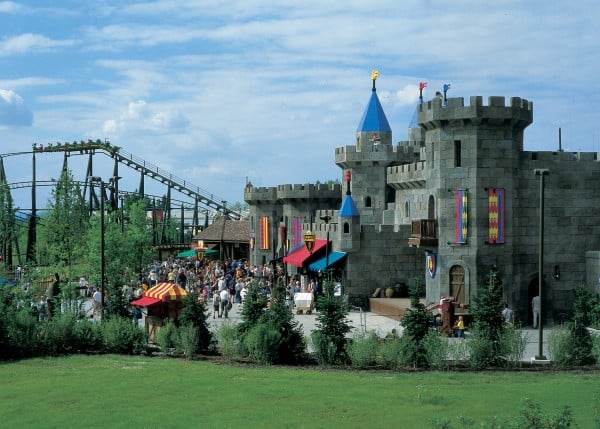 Ritterburg mit Feuerdrache im LEGOLAND Deutschland