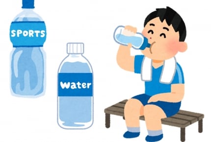 運動中の水分量、どのくらい必要なの?