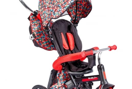 ベビーカーがトレーニングバイクに変身!? 1台で3役の「ストローリー バイク」が発売