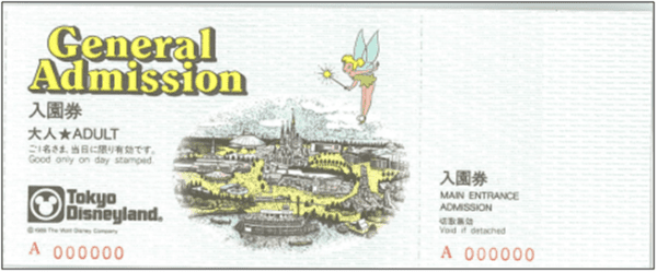 東京ディズニーリゾート 35周年限定デザイン パークチケットは７種類 開園当時のパークチケットには ティンカー ベル も ママスタセレクト