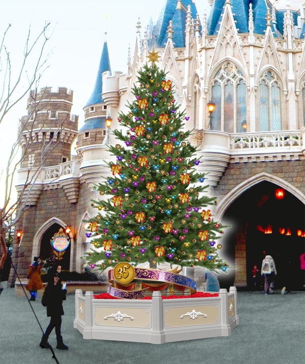 東京ディズニーランドの35周年クリスマス アニバーサリーイヤー