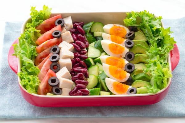 Healthy delicious Cobb Salad