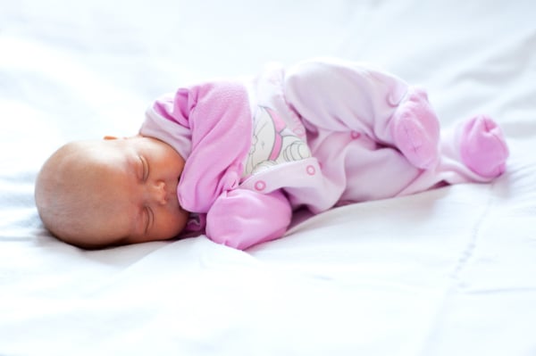 Baby girl sleeping