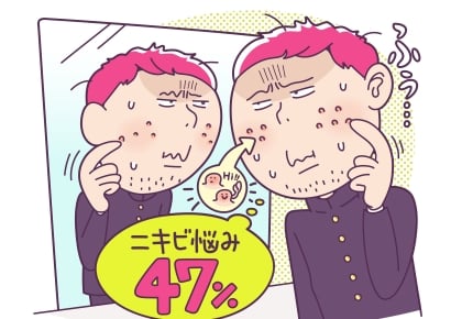ママも気になる中高生男子の”うぶヒゲ”。思春期ニキビの”巻き込み剃り”の悩みも!