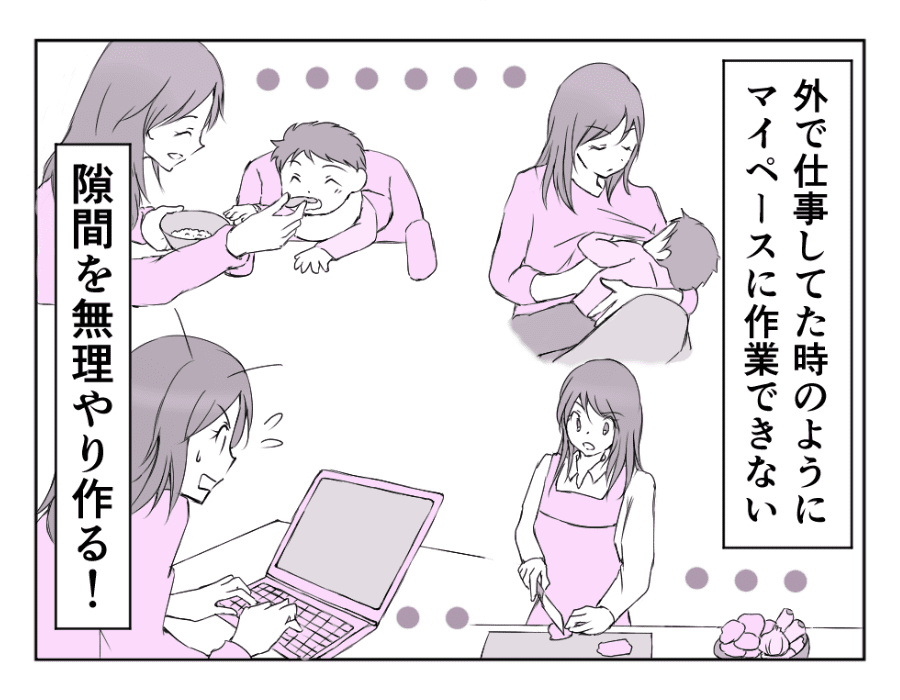 その分自分で時間をしっかり確保したり、隙間時間を捻出しなければ難しい