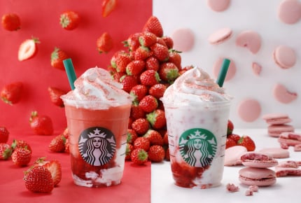 スターバックス 4月11日(木)からの新商品はレッドとホワイトの“ふたごのイチゴ”!