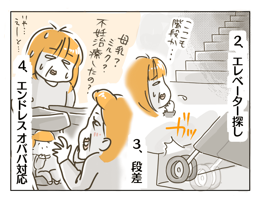 ベビーカーの試練2