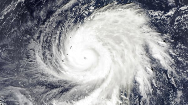 Super Typhoon Yutu in the Philippines. Elements of this image furnished by NASA
