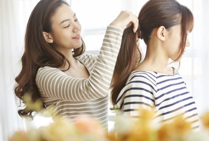 ポニーテールで前髪の横の毛を出す意味は?子どもにやめさせる方法はある?