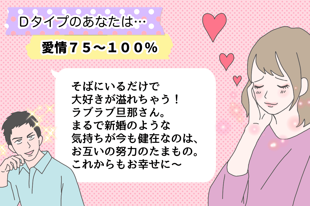 あなたから旦那への愛情度は何パーセント ママスタ診断テスト ママスタセレクト