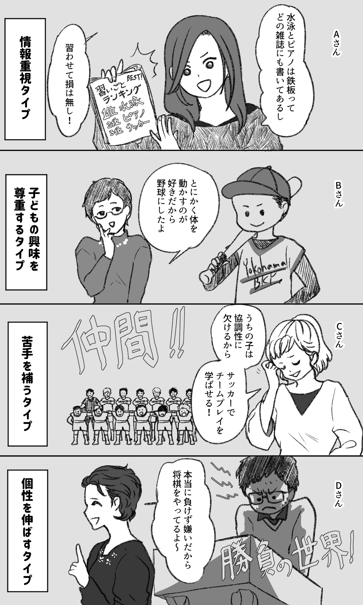 習い事を選ぶ基準を教えて ママ友別 ８つの基準 あなただったら どのタイプ ママスタセレクト