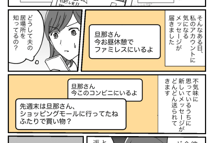 【前編】夫の元嫁から嫌がらせ「不幸にしてやる」SNSに届く執拗なメッセージに恐怖……