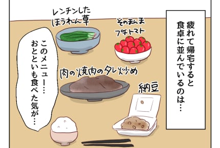 【妻の飯がマズくて離婚したい】なぜか気持ちが伝わらない<第14話> #4コマ母道場