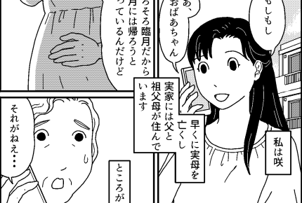 <家族のカタチ>理解不能!実家に入り浸る妹の元旦那に困惑。父の態度に違和感【第1話まんが】