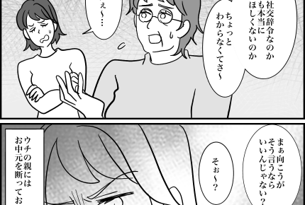 <義母、実家を差別?>私の実家をバカにしてるの?あからさまな態度にイライラ加速!【第2話まんが】