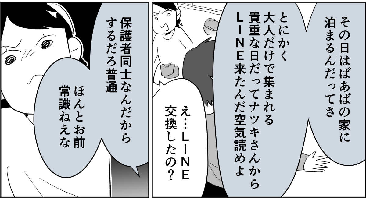 【全8話】子どもの送迎担当している旦那が女性の保護者とプライベートな連絡を取り合っていた2_3_3