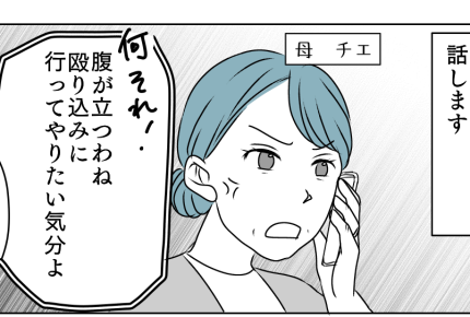 ＜無責任すぎる義姉＞強力な助っ人「実母」参戦。スクショ公開して非常識親子と絶縁！【第4話まんが】