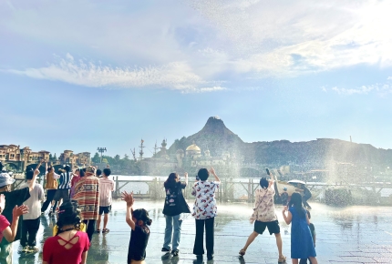 <ディズニー2025夏>東京ディズニーシーはスプラッシュタイムでびしょ濡れに。子連れで楽しい!