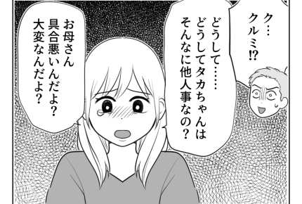 【アリ姉とキリギリス妹】「体調不良は私たちのせいなんだよ?」夫に訴える<第28話>#4コマ母道場