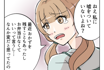 【新婚旦那、愛妻弁当ポイッ！？】弁当箱を見て確信「やっぱ食べてない…！」＜第8話＞#4コマ母道場