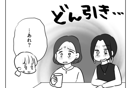 【ノンデリ義母「陣痛見せて！」】「気にしすぎ？」実母と妹に相談すると…＜第13話＞#4コマ母道場