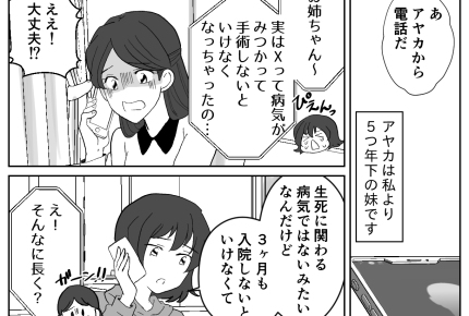 ＜病人から金取るの？＞妹「入院することになった…」1歳と3歳の子をウチで預かる？【第1話まんが】