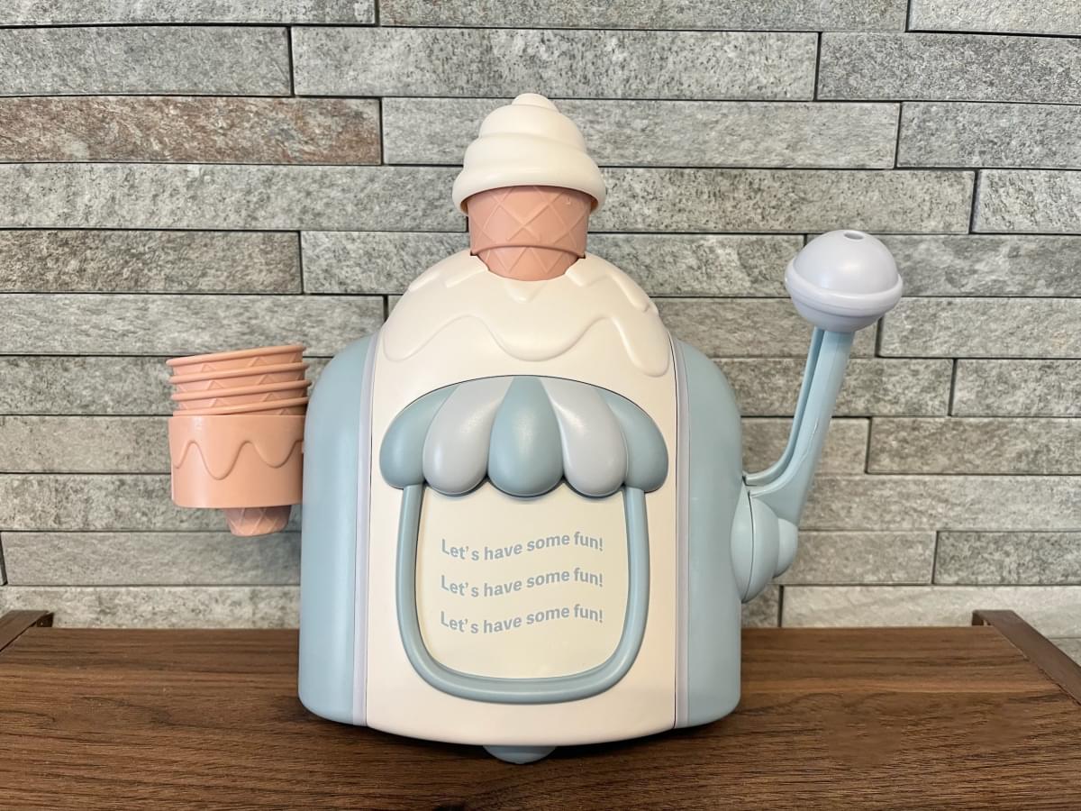 【3COINS本音レビュー】かわいすぎるお風呂のおもちゃ「あわあわアイスクリーム」レバーは要注意