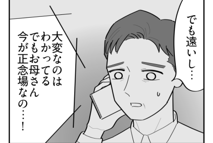 【義母の介護「10万円事件」】妹の怒り「親より仕事なの？」本音聞かされ＜第17話＞#4コマ母道場