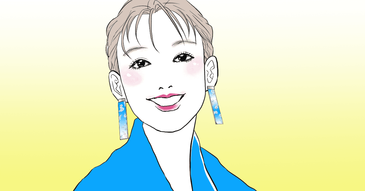 噛むとフェイスラインが_イラストまゆか！