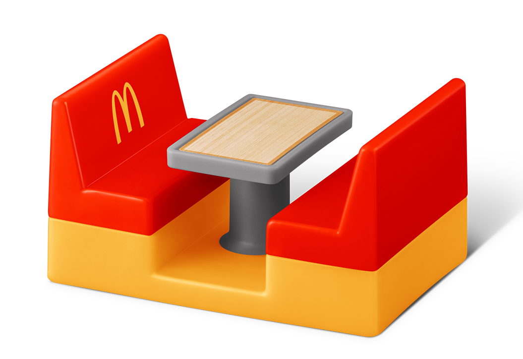 07マクドナルド テーブルブース