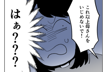 【義母「専業主婦は、幸せ！」】「母さんをいじめるな！」え、私が悪者なの？＜第1話＞#4コマ母道場