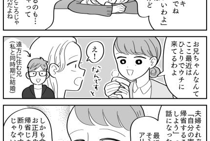 【義実家へ帰省、ムリ〜！】父子で帰るスタイル、あり？なし？【第12話まんが】#ママスタショート