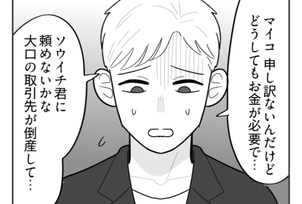 【マウント義姉はお下がりNG！】資金繰りに追われ「お金が必要」憔悴の兄＜第14話＞#4コマ母道場