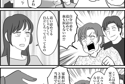 ＜無職弟、支えるべき？＞本当に冷たいのは誰？「警察呼びます」母と弟へビシッと宣言【第5話まんが】