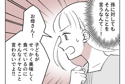 【娘やめてもいいですか？】孫との会話にも嫌味を…！さすがに黙ってられない＜第6話＞#4コマ母道場