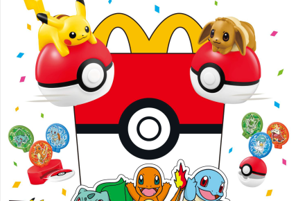 ＜ハッピーセット＞8月14日（金）からは「ポケモン」第2弾！御三家やイーブイ、カビゴンが登場