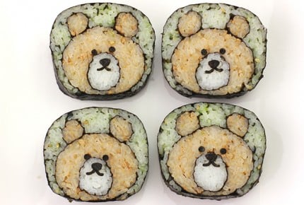 子どもが喜ぶ！くまの飾り巻き寿司レシピ