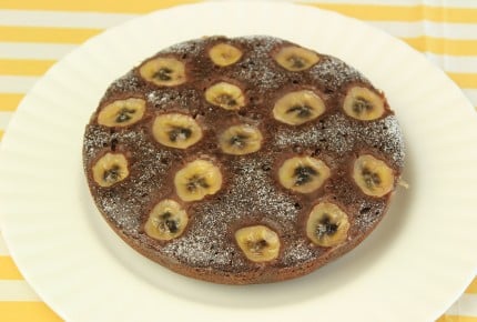 簡単!炊飯器で作れる濃厚チョコバナナケーキ